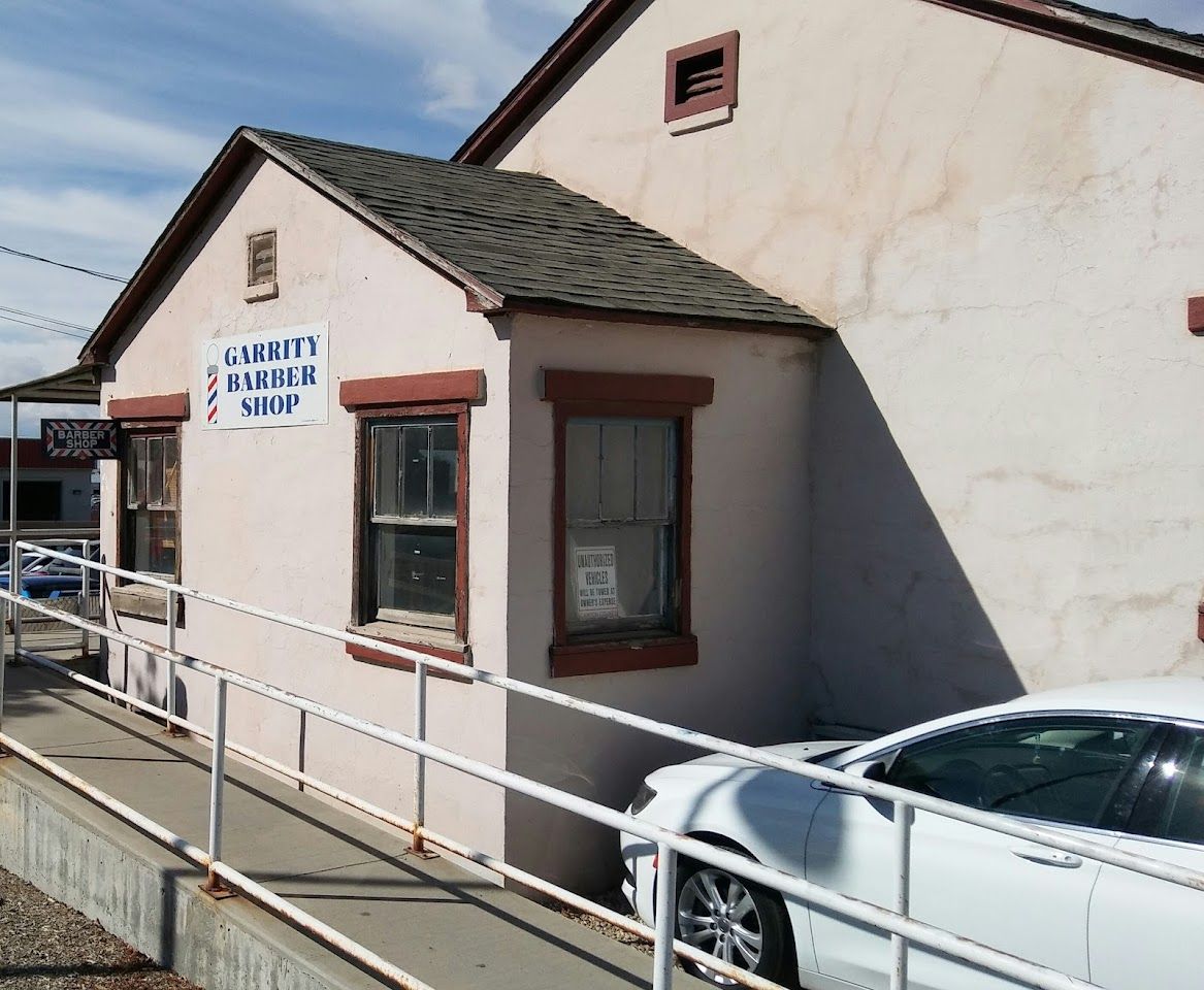 The Garrity Barber Shop building in downtown Nampa, Idaho